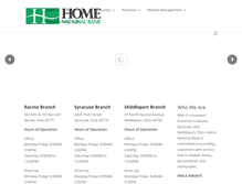 Tablet Screenshot of homenatlbank.com